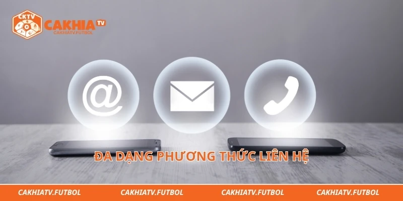 Đa dạng phương thức liên hệ