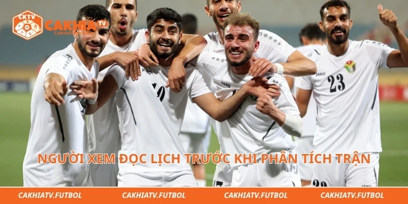 Người xem đọc lịch trước khi phân tích trận