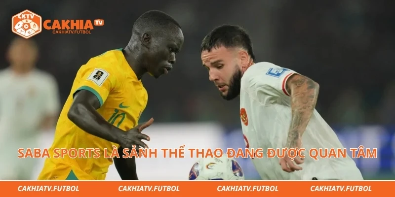 Saba sports là sảnh thể thao đang được nhiều người quan tâm